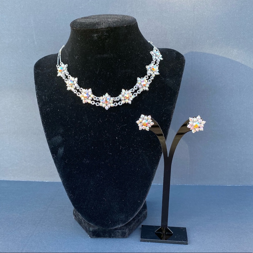 Elegant Choker and Earrings